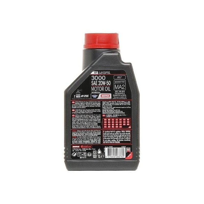 Motul 3000 4T Oil - 20W50-1L.