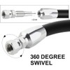 Peakloong 2PCS Reusable Hydraulic Fittings 1/4Inch ID Hydraulic Hose Field