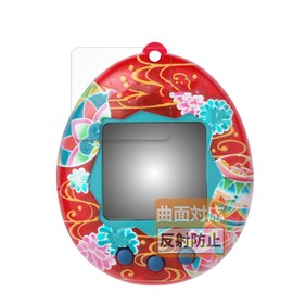 FILMEXT TAOD00128 BANDAI Original Tamagotchi Protective Film for Temari Ni Nagi Inspired by Kaga Yuzen, Made in Japan, Compatible with Curved Surfaces, Reflective Reduction