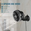 Portable Car Fan with Strong Suction and 4 Speeds,USB Dashboard