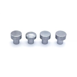 LOUDERLUN 4 Piece Planishing Hammer Steel lower Die Set - 22 mm (0.865") stem diameter - 1.125" R, 5" R, 14.5" R, 36" R