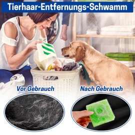 WISEPRO 12 Set Washing Machine Hair Catcher Sponges - Reusable Foam Lint Balls for Pet Hair (Dogs/Cats) Cat Hair Remover Washing Machine Lint Ball