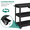 YITAHOME Utility Cart on Wheels, 400lbs Load Capacity 3-Tier Tool