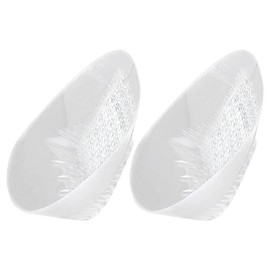 Healeved 1pair Invisible Height Increase Insoles Ergonomic U-Shaped Shoe Pads for Enhanced Comfort and Shock Absorption Suitable for Sneakers Leather Shoes and Boots