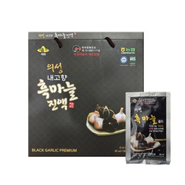 Uiseong Black Garlic Concentrated Extract 30 sachets 1 box for gift use / 의성 흑마늘 농축진액 선물용 30포1박스 1박스