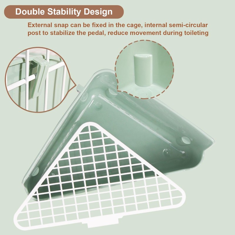 Pawsayes Rabbit Litter Box Small Rabbit Bedding Litter Box for