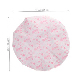 TOVINANNA 2pcs Reusable Tin Foil Hair Conditioning Caps Elastic Bath Cap for Deep Conditioning Static Design for Long Hair Self-heating Dual Layer for Women Shower Use