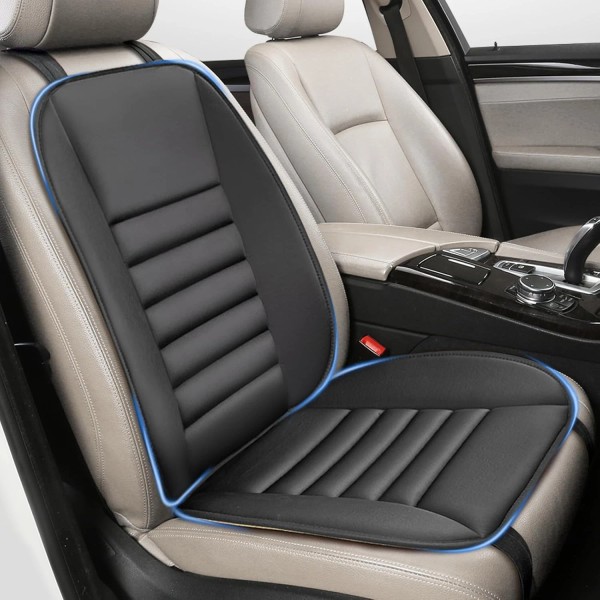 Sanwom Car Seat Cushion with Back Support Pillow, 1.2'' Thick