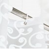 JOY STORE Shower Curtain Rings - Pack of 12 White
