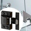 LOVIVER Frameless Pivot Glass Door Hydraulic Hinge Replacement for Cupboard