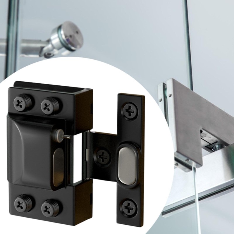 LOVIVER Frameless Pivot Glass Door Hydraulic Hinge Replacement for Cupboard