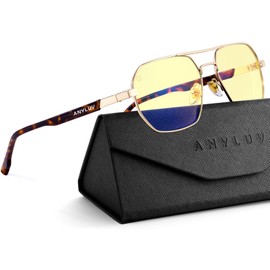 ANYLUV Blue Light Glasses for Woman/Men, Blue Light Blocking Glasses Women Computer Gaming Glasses for Eye Protection