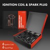A-Premium Set of 6 Ignition Coil Pack and Iridium Spark