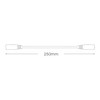 Knightsbridge Link Power Cord 250mm, White