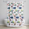 Allure Home Creation Constructing Shower Curtain