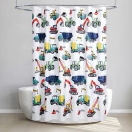 Allure Home Creation Constructing Shower Curtain