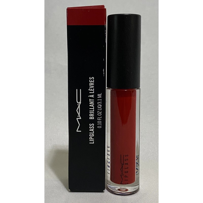 M·A·C MAC LIPGLASS Shade 328 RUBY WOO Full Size 0.10oz
