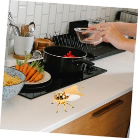 TOYANDONA Decorative Multi Function Spice Container Salt Jar Condiment Storage with Lid Bee Shaped Honey Pot Sugar Bowl Kitchen Organizer Spice Jars Honey Dispenser