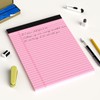 AILZFEI Pink Legal Pad Note Pads 8.5 x 11 inch,