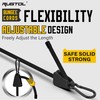 Bungee Cords with Hooks, Upgrade 30cm Adjustable Bungee Cords with