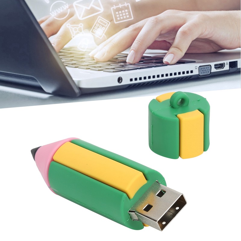 Flash Drive USB U Disk Pencil Model Memory Stick Mobile