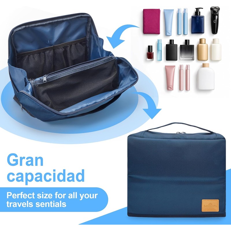 CGBE Neceser de Viaje Hombre:Bolsa de Aseo Grande para Artículos