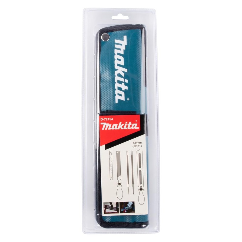 Makita D-72154 Sharpening Set 4 mm in Roll Bag