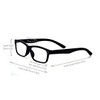 ALWAYSUV 4 Stück Schwarz Federn-Scharnier Lesebrille Klassische Lesehilfen Sehhilfen Brille