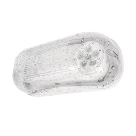 LFI Lights® Compact Outdoor Emergency Light, UL 924 Listed, NEMA 4X Weatherproof with Battery Backup, Adjustable LED Heads, White Housing, ELMWETWBB1 Pack