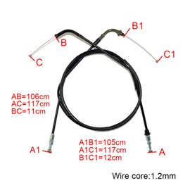AHL Throttle Cable Honda Mitsubishi TJ Magna Sports 250