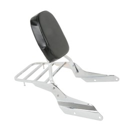 Backrest Detachable Sissy Bar W/Luggage Rack Backrest Compatible with Honda Magna VF 750 1994-2003 Magna VF 250 1995-2006