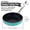 Kitchenly Happy Frying Pan & Lid Set of 2 -