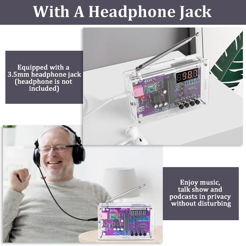 FM Radio Kit, Soldering Project Kits, DIY Electronics Kit FM