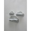 PsGreen Set of 3 Clouds Light Grey Suitable for Toniebox