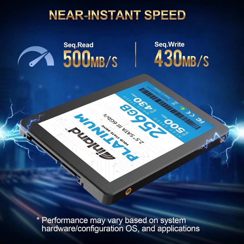 Inland Platinum 256GB SSD SATA III 6Gb/s 2.5" 7mm TLC