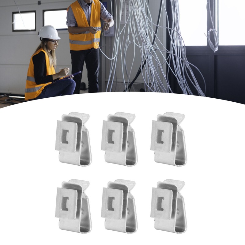 50 Pcs Solar Panel Cable Clip Barb Design Smoothly Edge