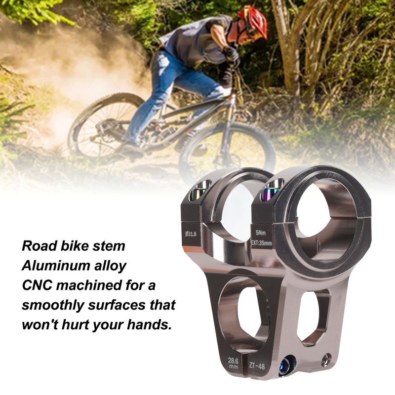 31.8mm Mountain Bike Stem Aluminum Alloy Lightweight DIY Short Handlebar