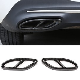 Stainless Steel Pipe Throat Exhaust Outlets Rear Frame Cover Trim For W213 W205 Coupe W246 W216 GLC GLE GLS CLA