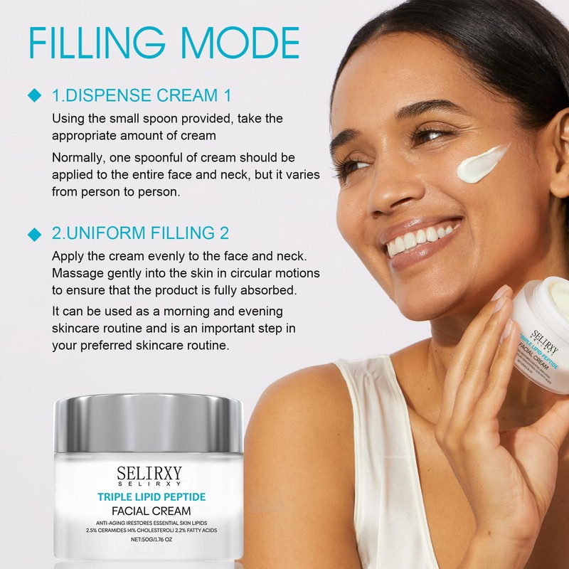Nodfens Nodfens Triple Lipid Peptide Cream for Anti-Aging - Restores