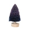 Creative Co-Op Bottle Brush Tree with Wood Base, Purple