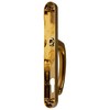  UPVC Door Handles - Polished Brass Lever/Lever 92mm PZ
