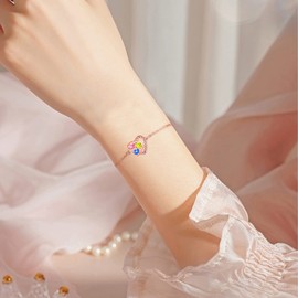 Micory Heart Earrings Silver 925 Women's Stud Earrings with Zirconia Valentine's Day Mother's Day Birthday Gift for Mum Wife Girlfriend, Zirconia