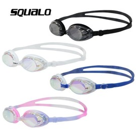 Squalo Kids' Mirrored Swimming Goggles, Anti-fog Survival Swimming Goggles SGL-1600M / 스쿠알로 아동미러수경 어린이용 김서림 방지형 생존수영 물안경 SGL-1600M