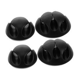 OSALADI 4pcs Clips Cord Organizers for USB and Charging Cables for Desk and Home Use Easy to Install Versatile Wire Holders for Efficient Workspace Organization