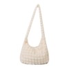 Neueins Popcorn Bag Tote Bag Waffle Textured Quilted Cute Ladies