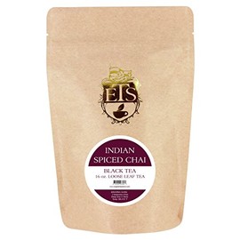 English Tea Store Loose Leaf, Indian Spiced Chai Tea Pouches - 4oz, 4 Ounce
