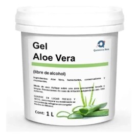 Química Rex Gel Aloe Vera 1kg Hipoalergénico Libre Parabenos Piel Sensible                                                                            