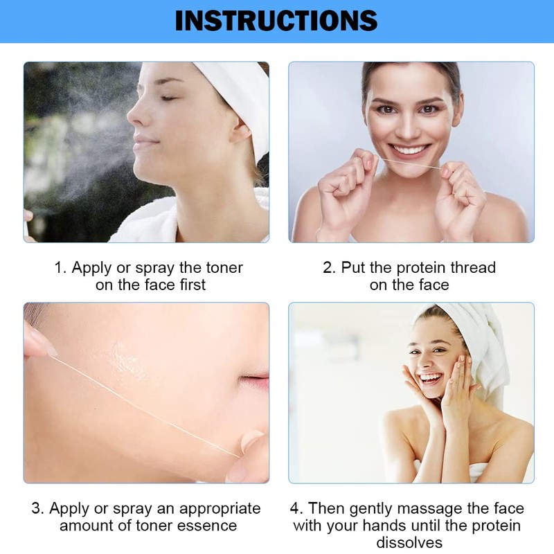 Collagen Face Silk Thread, Collagen Silk Threads, Face Lifting, Silk