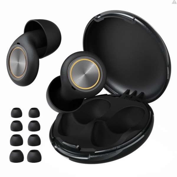 Ear Plugs for Sleeping Noise Cancelling, Reusable Silicone Ear Plugs