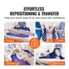 Isolve Positioning Bed Pad 48"x40" Patient Transfer Sheet & 8